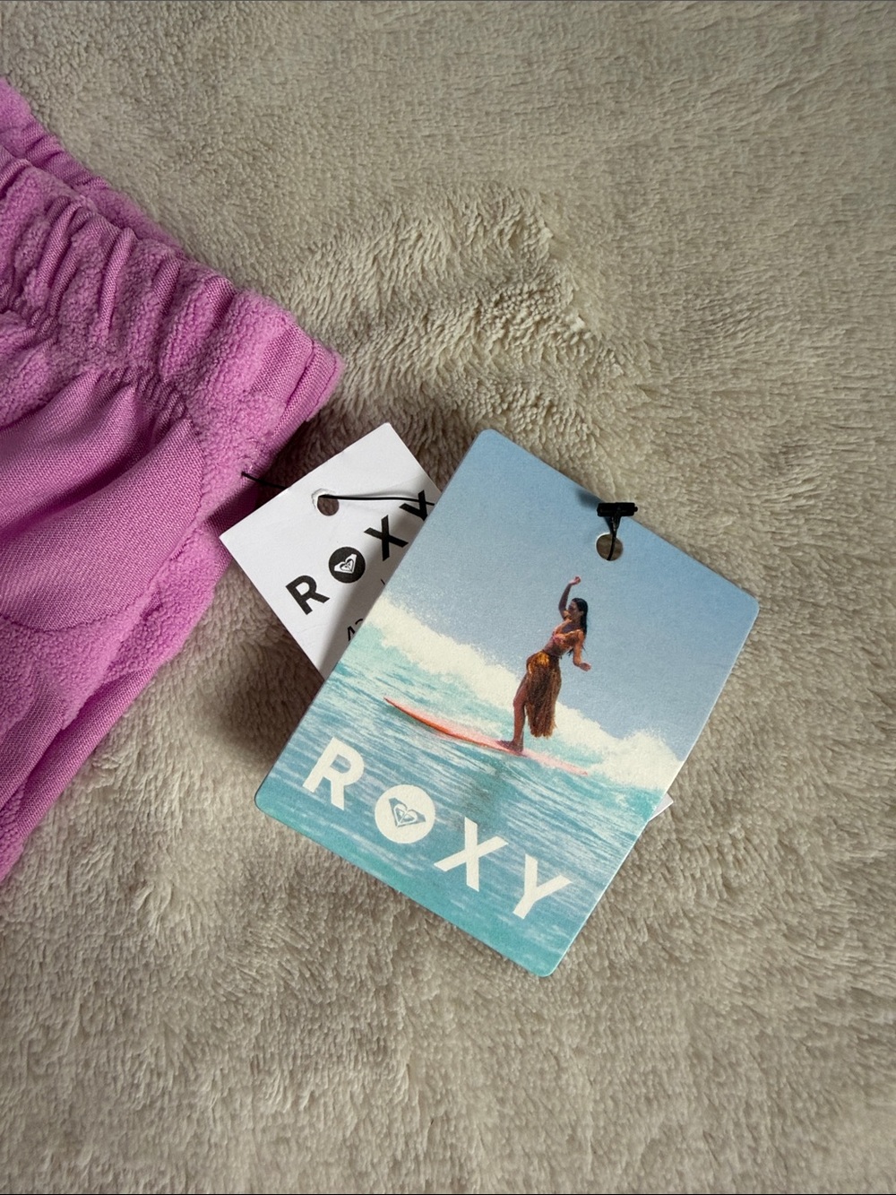 Roxy Lilac Textured Strapless Romper - Picture 10 of 10
